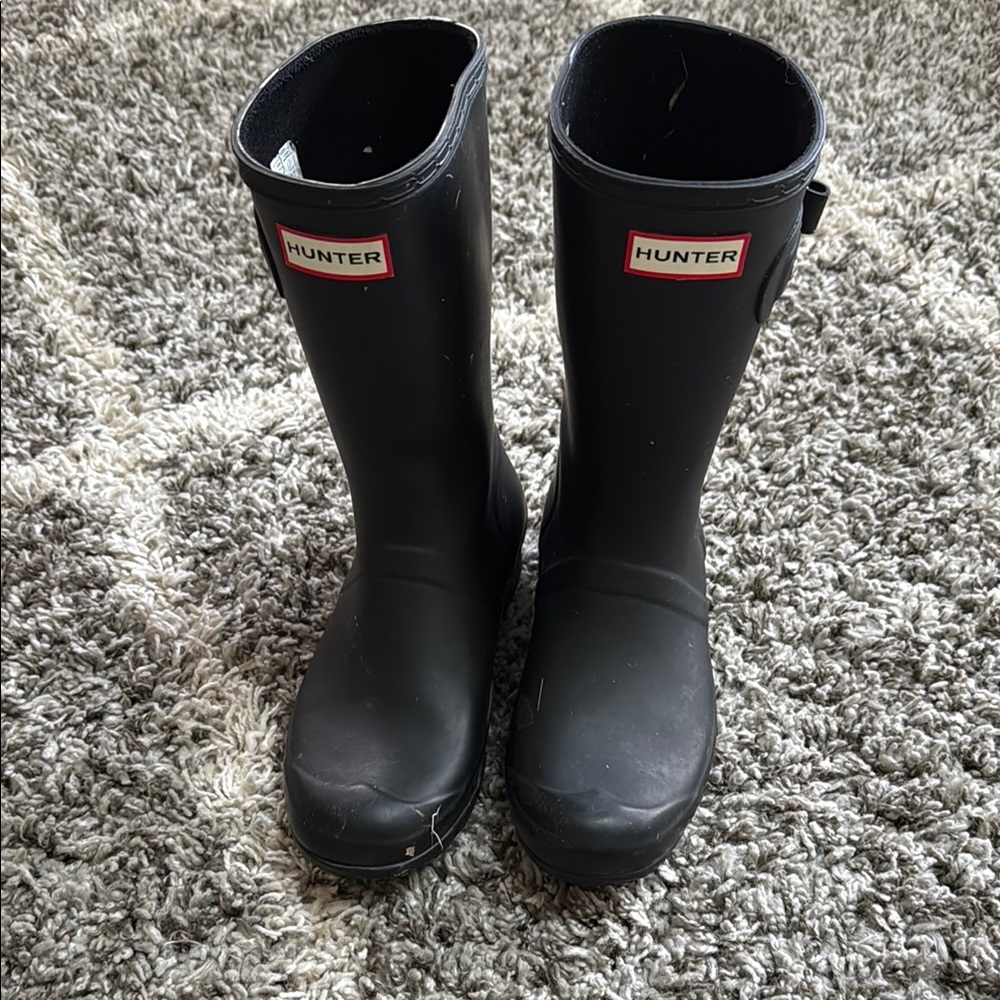 Hunter Black Winter & Rain Boots (Mid Calf)